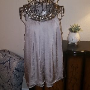 Boutique  sleeveless top , with sequins